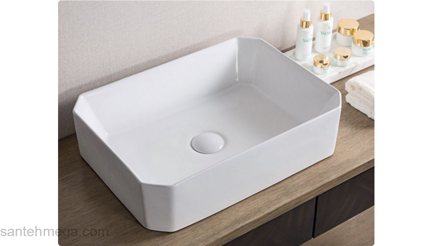 Раковина накладная BELBAGNO 49х38 BB1386. Фото