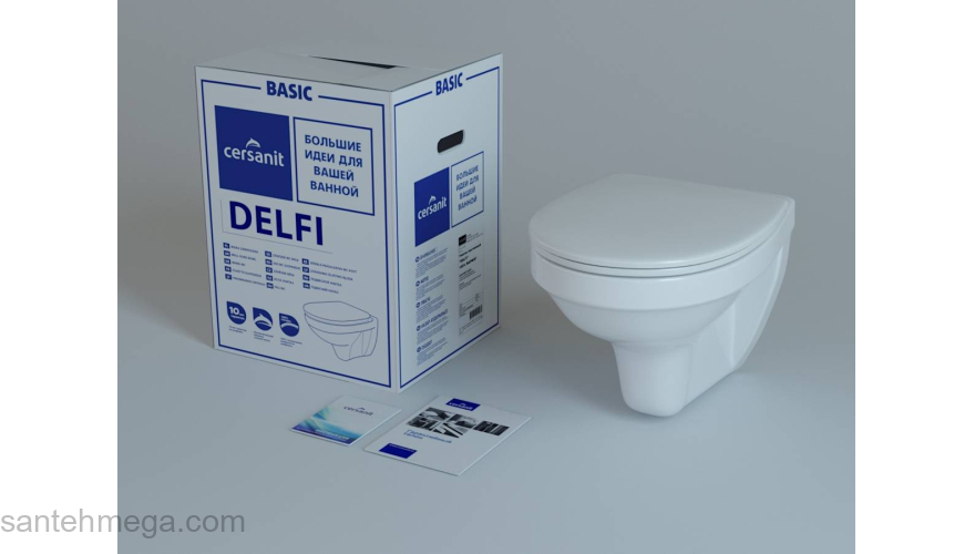 CERSANIT Унитаз подвесной DELFI MZ-DELFI. Фото