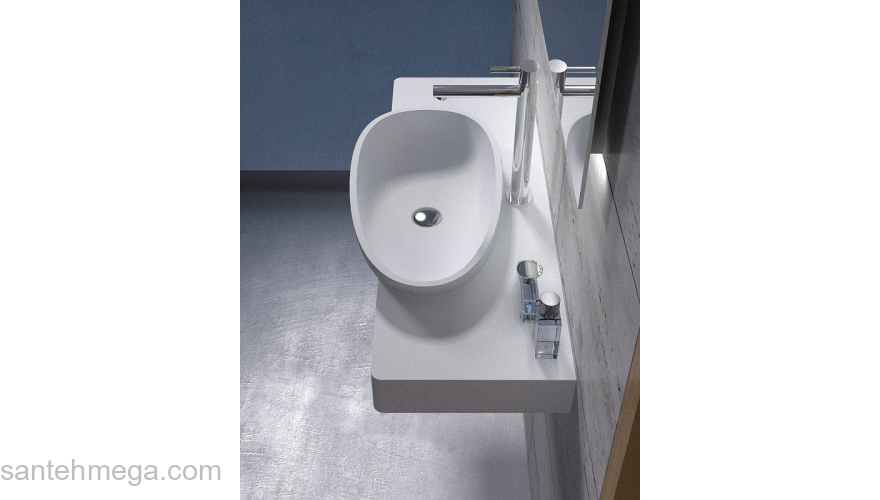 Раковина NS BATH NSS-1050G (глянцевая) 100х50. Фото
