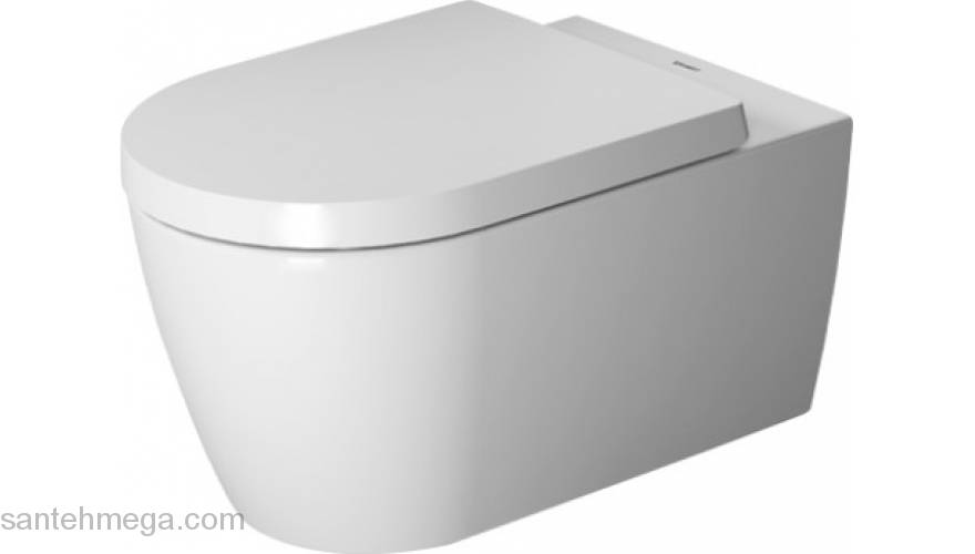 Унитаз подвесной без смывного обода DURAVIT Me by Starck 2529090000. Фото