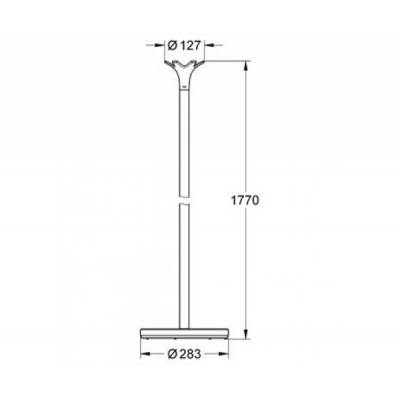 Держатель для халатов GROHE Ondus 40387000 для ванной комнаты. Фото