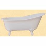 Ванна чугунная MAGLIEZZA Beatrice 155х80 (ножки хром) Ванна чугунная MAGLIEZZA Beatrice 155х80 (ножки хром). Фото