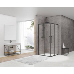 Душевой уголок BLACK & WHITE Stellar Wind Black S872 1000 Душевой уголок BLACK & WHITE Stellar Wind Black S872 1000. Фото