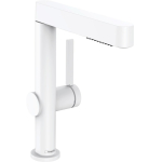Смеситель для раковины Hansgrohe Finoris 76063700, матовый белый Смеситель для раковины Hansgrohe Finoris 76063700, матовый белый. Фото