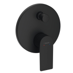 72468670 HANSGROHE Rebris E смеситель для ванны (внешняя часть), матовый черный 72468670 HANSGROHE Rebris E смеситель для ванны (внешняя часть), матовый черный. Фото