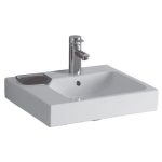 Раковина GEBERIT Icon 50х48 124150000 полка слева Раковина GEBERIT Icon 50х48 124150000 полка слева. Фото