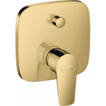 Смеситель для ванны с душем Hansgrohe Talis E 71474990 золото Смеситель для ванны с душем Hansgrohe Talis E 71474990 золото. Фото