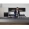 Кухонный смеситель Hansgrohe Aquno Select M81 однорычажный, 250, с вытяжным душем, 2jet, sBox 73830670, матовый черный. Фото