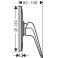 Смеситель для душа Hansgrohe Novus 71067000 (внешняя часть). Фото